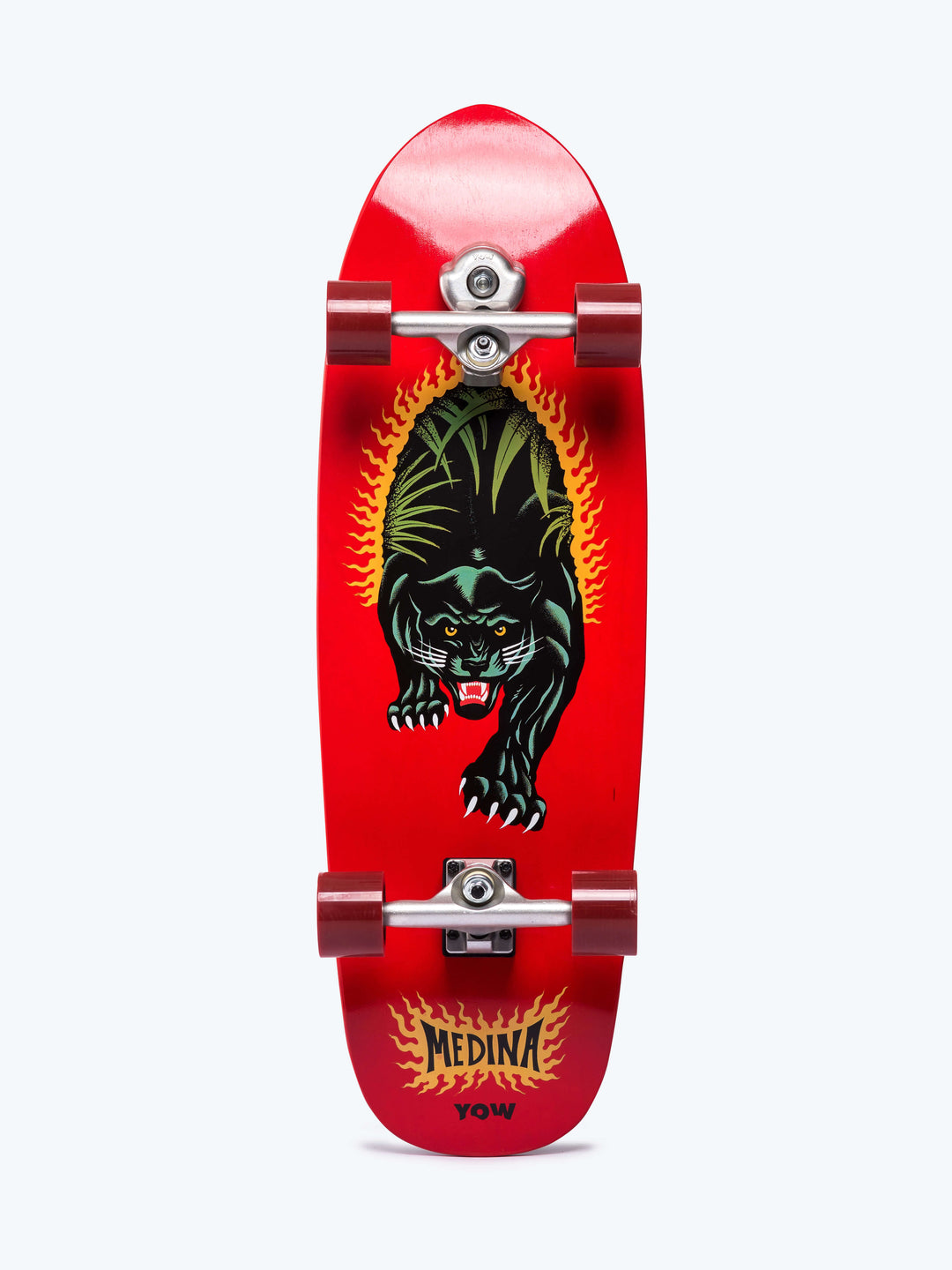【【あすの】】ヤウスケートボード　MEDINAモデル Surfskate Gabriel Medina Panthera 33.5″ – Yow Surf - Brasil
