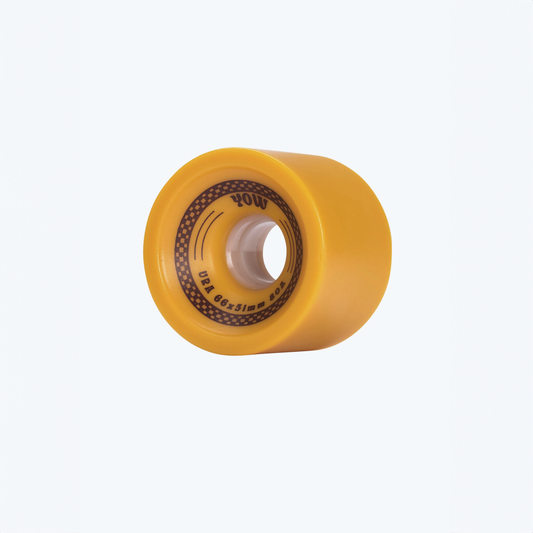 Rodas  Simulador de Surf Yow URA Mustard - 80A - 4 Unidades
