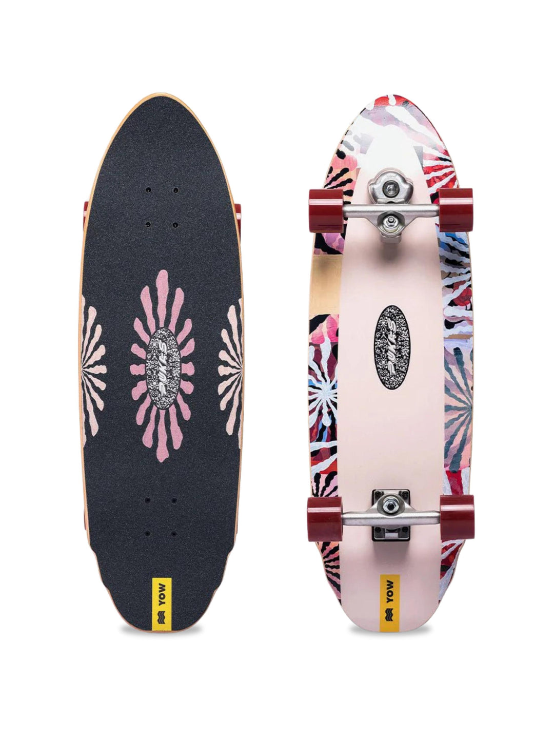 yow pukas surfskate サーフィン オフトレ クルーザー Surfskate Pukas Flame 33″ – Yow Surf - Brasil